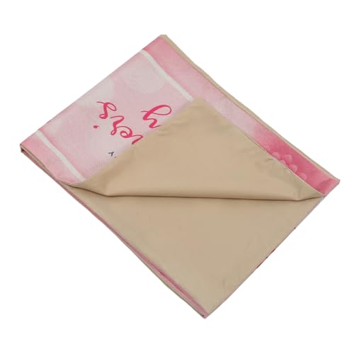 GLEAVI Tischläufer Tischdeckenläufer Rosa Rustikal Dekorationen Läufer Für Esstisch Tischdeko Zum Muttertag Muttertischtuch Tischschutz Dekorative Tischdecke Flachs von GLEAVI