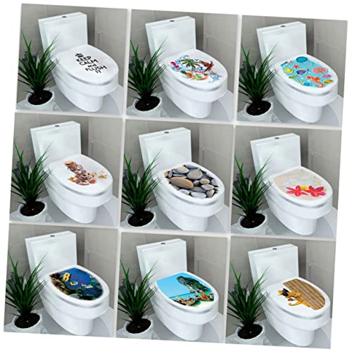 GLEAVI Wandaufkleber Für Toilettendeckel Abnehmbare Deckelaufkleber Badezimmeraufkleber Aus Pvc Einfach Anzubringen GLEAVI Wandaufkleber Für Toilettendeckel Abnehmbare Deckelaufkleber Badezimmeraufkleber Aus Pvc Einfach Anzubringen von GLEAVI