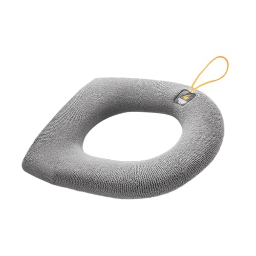 GLEAVI Toilettensitzbezug Waschbar Aus Polyester Pad Für Wc Sitz Mit Griffdesign Toilettensitzauflage Für Badezimmer von GLEAVI