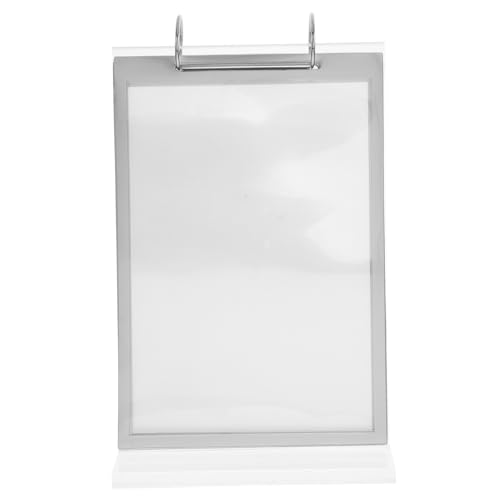 GLEAVI Transparenter Acryl Tischaufsteller für Speisekarten display Platzsparender Kompakter Werbeständer für Restaurant Tischkarten Vielseitiger Acryl Präsentationshalter für Poster und GLEAVI Transparenter Acryl Tischaufsteller für Speisekarten display Platzsparender Kompakter Werbeständer für Restaurant Tischkarten Vielseitiger Acryl Präsentationshalter für Poster und von GLEAVI