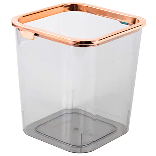 GLEAVI Transparenter Pet Müllbehälter Groß Haushaltsabfalleimer Leicht zu Reinigen Wohnzimmer Büro Badezimmer Mülleimer Litter Bin für Zimmer und Garage GLEAVI Transparenter Pet Müllbehälter Groß Haushaltsabfalleimer Leicht zu Reinigen Wohnzimmer Büro Badezimmer Mülleimer Litter Bin für Zimmer und Garage von GLEAVI