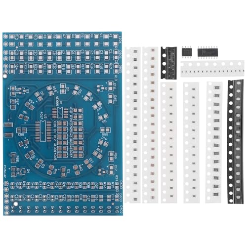 GLEAVI Lötset - Komponentensatz Bausatz Für Elektronische Lötkomponenten Lehrmaterial Für Die Lötpraxis von GLEAVI