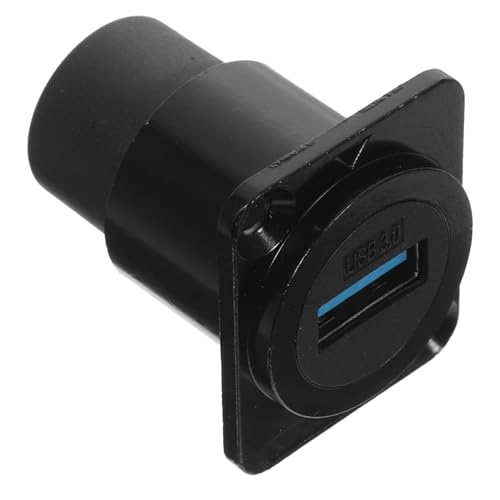 GLEAVI USB Steckdose für Panelmontage Wasserdichter Schott Kupplungsadapter mit Schutzdeckel für Datenübertragung und Industriegeräte Langlebiges Design Einfache GLEAVI USB Steckdose für Panelmontage Wasserdichter Schott Kupplungsadapter mit Schutzdeckel für Datenübertragung und Industriegeräte Langlebiges Design Einfache von GLEAVI