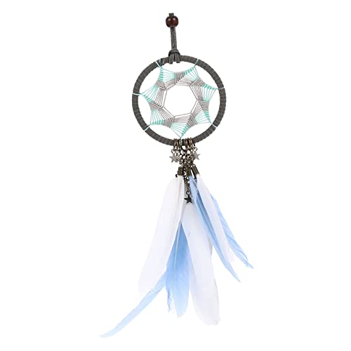 GLEAVI Vintage Dreamcatcher Wandbehang mit Federn Handgefertigtes Boho Element für Schlafzimmer Auto und Einzigartige Wanddekoration für Romantische von GLEAVI