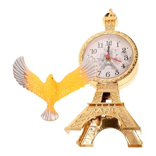 GLEAVI Vintage Eiffelturm Alarm Clock Tischuhr im Retro Design für Schlafzimmer und Wohnzimmer Batteriefrei Dekoration und Zuverlässiger Wecker für Zuhause und Büro GLEAVI Vintage Eiffelturm Alarm Clock Tischuhr im Retro Design für Schlafzimmer und Wohnzimmer Batteriefrei Dekoration und Zuverlässiger Wecker für Zuhause und Büro von GLEAVI