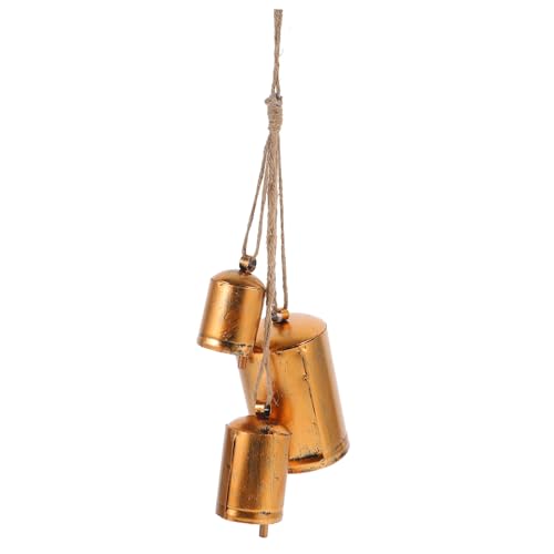 GLEAVI Vintage Kuhglocke Rustikale Hängeglocke Mit Nostalgischem Design Für Garten Und Innenbereich Dekorative Windglocke Mit Einzigartigem Goldene Ausführung GLEAVI Vintage Kuhglocke Rustikale Hängeglocke Mit Nostalgischem Design Für Garten Und Innenbereich Dekorative Windglocke Mit Einzigartigem Goldene Ausführung von GLEAVI