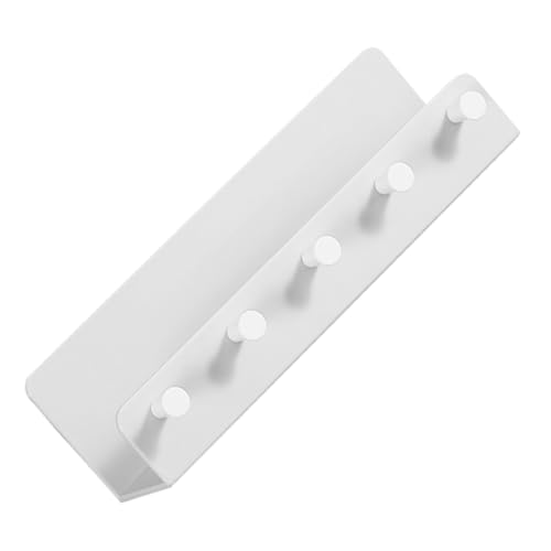 GLEAVI Wand Schlüsselhalter mit Selbstklebendem Design Multifunktionale Schlüsselablage für Wand Aufbewahrungslösung für Eingangsbereich Weiß für Schlüsselorganisation GLEAVI Wand Schlüsselhalter mit Selbstklebendem Design Multifunktionale Schlüsselablage für Wand Aufbewahrungslösung für Eingangsbereich Weiß für Schlüsselorganisation von GLEAVI