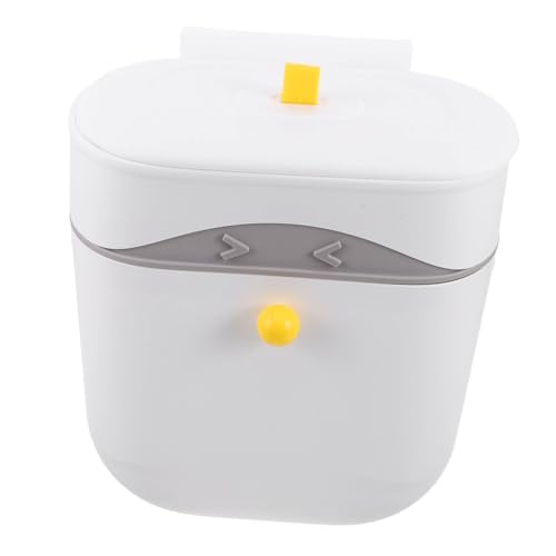 GLEAVI Wandmontierter Küchen-abfalleimer mit Deckel Kompakter Mülleimer für Küchenschrank Platzsparender Wandmülleimer für Bad Schlafzimmer Wohnheim Langlebiger Müllbehälter für von GLEAVI