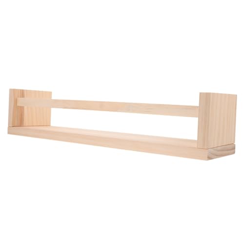 GLEAVI Wandregal Holz Wandmontiertes Regal für Bücher und Fotos Schweberegal für Badezimmer Schlafzimmer und Wohnzimmer Rustikales Design Vielseitig Einsetzbar GLEAVI Wandregal Holz Wandmontiertes Regal für Bücher und Fotos Schweberegal für Badezimmer Schlafzimmer und Wohnzimmer Rustikales Design Vielseitig Einsetzbar von GLEAVI