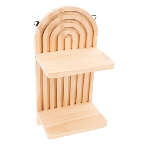 GLEAVI Wandregal aus Doppelschichtiges Wandregal für Wohnzimmer Schlafzimmer Badezimmer Stilvolle Aufbewahrungslösung mit Platzsparendem Design für Elemente GLEAVI Wandregal aus Doppelschichtiges Wandregal für Wohnzimmer Schlafzimmer Badezimmer Stilvolle Aufbewahrungslösung mit Platzsparendem Design für Elemente von GLEAVI