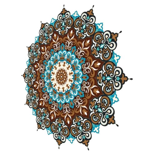 GLEAVI Wasserfeste Mandala Wandsticker Selbstklebend Ablösbar Wandtattoo Wohnzimmer Schlafzimmer Büro Dekoration PVC Folie Klare Muster Bunte Farben Einfache Anbringung von GLEAVI