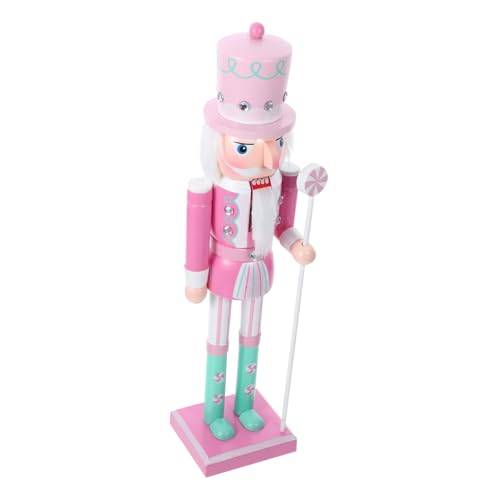 GLEAVI Weihnachtlicher Holz Figur Rustikales Deko Element für Festliche Handgefertigt aus Sicherem Holz für Regal und Tischdekoration von GLEAVI