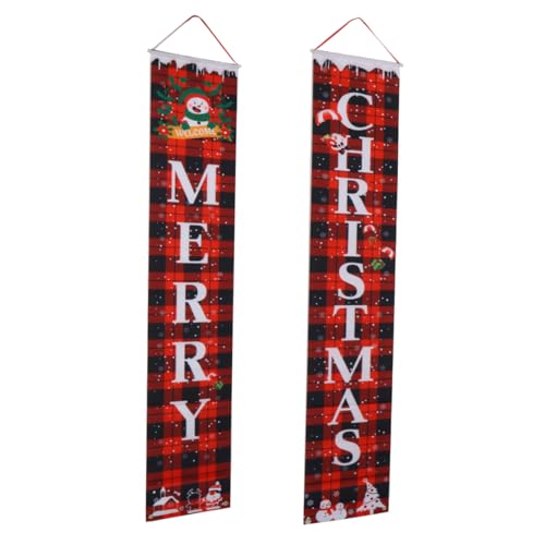 GLEAVI Weihnachtsdeko Banner Festliche Hängende Girlanden aus Hochwertigem Wiederverwendbar für Gemütliche Feiern und Unvergessliche Weihnachten von GLEAVI