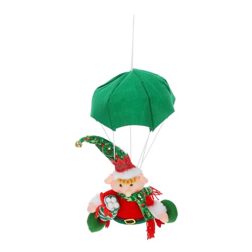 GLEAVI Weihnachtsmann mit Fallschirm Hübsches und Weihnachtsbaum Vielseitig Einsetzbar für Festliche Anlässe Ergänzt Ihre Weihnachtsdekoration GLEAVI Weihnachtsmann mit Fallschirm Hübsches und Weihnachtsbaum Vielseitig Einsetzbar für Festliche Anlässe Ergänzt Ihre Weihnachtsdekoration von GLEAVI