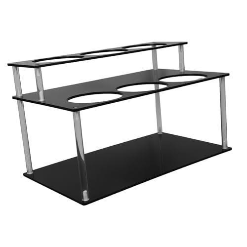 GLEAVI Weinregal 2 Stufiger Kaffeesirup Regal Organizer Sirupflaschenhalter Aus Acryl Für Die Arbeitsplatte Für Kaffeebar Küchenbedarf GLEAVI Weinregal 2 Stufiger Kaffeesirup Regal Organizer Sirupflaschenhalter Aus Acryl Für Die Arbeitsplatte Für Kaffeebar Küchenbedarf von GLEAVI