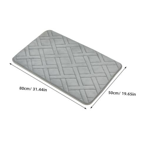 GLEAVI rutschfeste Dicke Badezimmermatte Weicher Saugfähiger Badteppich mit Rutsch Boden Waschbarer Wc Matte Vielseitig für Bad Schlafzimmer Wohnzimmer Geeignet GLEAVI rutschfeste Dicke Badezimmermatte Weicher Saugfähiger Badteppich mit Rutsch Boden Waschbarer Wc Matte Vielseitig für Bad Schlafzimmer Wohnzimmer Geeignet von GLEAVI