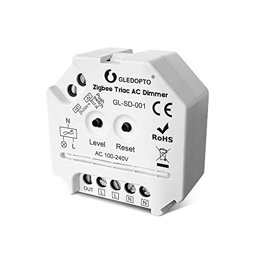 GELDOPTO Zigbee 3.0 Smart Home Triac AC Dimmer LED-Touch Control Push-Switch Work with 2.4G Remote Control Smartthings GELDOPTO Zigbee 3.0 Smart Home Triac AC Dimmer LED-Touch Control Push-Switch Work with 2.4G Remote Control Smartthings von GLEDOPTO