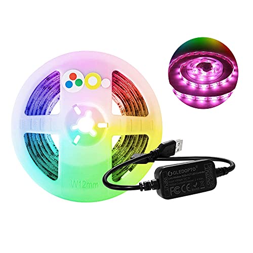 GLEDOPTO ZigBee 3.0 DC5V USB LED RGBCCT 2m IP65 Licht mit Mini Controller Set Smart APP Voice RF Fernbedienung Kompatibel mit Amazon Echo Plus Tuya Smart Life SmartThings GLEDOPTO ZigBee 3.0 DC5V USB LED RGBCCT 2m IP65 Licht mit Mini Controller Set Smart APP Voice RF Fernbedienung Kompatibel mit Amazon Echo Plus Tuya Smart Life SmartThings von GLEDOPTO