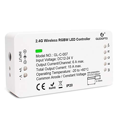 GLEDOPTO ZigBee 3.0 RGBW Mini LED Controller Pro Ultra Thin Design Smart Phone App Sprachsteuerung 2.4G RF Fernbedienung für Küche Schlafzimmer Wohnzimmer GLEDOPTO ZigBee 3.0 RGBW Mini LED Controller Pro Ultra Thin Design Smart Phone App Sprachsteuerung 2.4G RF Fernbedienung für Küche Schlafzimmer Wohnzimmer von GLEDOPTO
