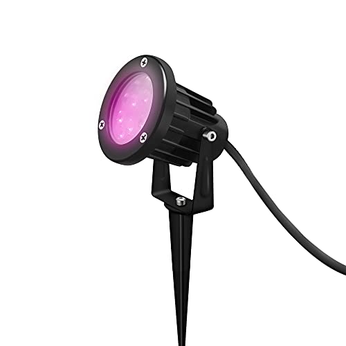 GLEDOPTO ZigBee PRO Serie Gartenstrahler für Außenbeleuchtung mit Farb und Weißlicht RGB-CCT Warmweiß und Kaltweiß Lampen für den Garten Bäume und Büsche (Gartenstrahler 7W) von GLEDOPTO