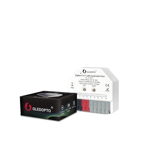 GLEDOPTO ZigBee3.0 Pro+ Ultra Mini 5 in 1 LED Strip Controller RGBCCT RGBW WWCW APP Voice Control ZigBee2mqtt Conbee SmartThings GLEDOPTO ZigBee3.0 Pro+ Ultra Mini 5 in 1 LED Strip Controller RGBCCT RGBW WWCW APP Voice Control ZigBee2mqtt Conbee SmartThings von GLEDOPTO