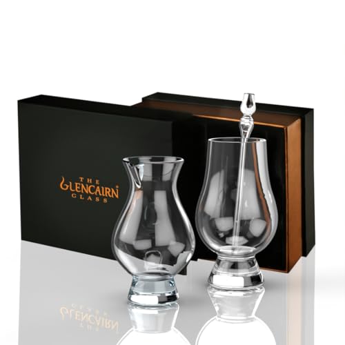 GLENCAIRN Whiskyglas mit Wasserkrug und Wassertropfer von GLENCAIRN