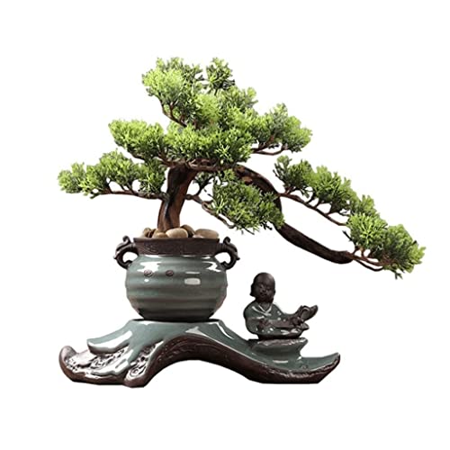 12 Zoll Künstlicher Kiefern-Bonsai Mit Keramiksockel, Kleiner Topfkiefernbaum Für Die Dekoration Von Kunstpflanzen Im Home Office 12 Zoll Künstlicher Kiefern-Bonsai Mit Keramiksockel, Kleiner Topfkiefernbaum Für Die Dekoration Von Kunstpflanzen Im Home Office von GLETSF