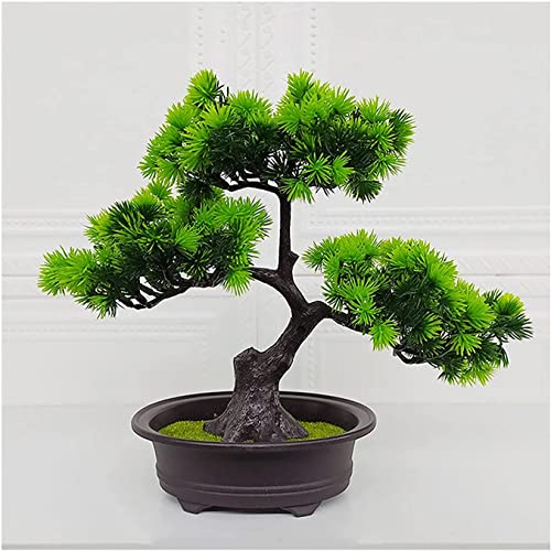 GLETSF 11 Zoll Künstlicher Bonsai-Willkommenskieferbaum, Simulation Im Topf, DIY-Dekorationsbonsai, Desktop-Display, Gefälschter Baumtopf, Heimdekoration GLETSF 11 Zoll Künstlicher Bonsai-Willkommenskieferbaum, Simulation Im Topf, DIY-Dekorationsbonsai, Desktop-Display, Gefälschter Baumtopf, Heimdekoration von GLETSF