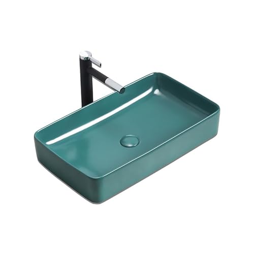 GLETSF Badezimmer Waschbecken Aufsatzwaschbecken Badezimmer Aufsatzwaschbecken Keramik Dunkelgrün Arbeitsplatte Keramik Waschbecken Waschbecken Waschschüssel Waschtisch Waschbec GLETSF Badezimmer Waschbecken Aufsatzwaschbecken Badezimmer Aufsatzwaschbecken Keramik Dunkelgrün Arbeitsplatte Keramik Waschbecken Waschbecken Waschschüssel Waschtisch Waschbec von GLETSF