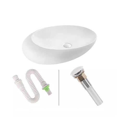 GLETSF Badezimmer Waschbecken Gefäß Waschbecken Kreative Keramik Tisch Waschbecken Einfache Waschbecken Badezimmer Keramik Home Balkon Waschen Kunst Waschbecken-A-One Size GLETSF Badezimmer Waschbecken Gefäß Waschbecken Kreative Keramik Tisch Waschbecken Einfache Waschbecken Badezimmer Keramik Home Balkon Waschen Kunst Waschbecken-A-One Size von GLETSF