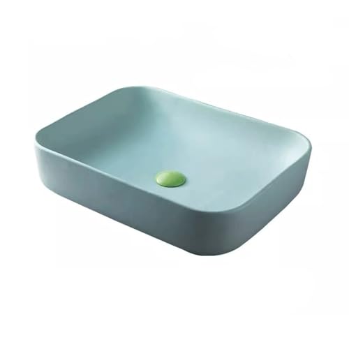 GLETSF Badezimmerwaschbecken Aufsatzwaschbecken Rechteckiges Aufsatzwaschbecken Waschbecken Keramik Badezimmerwaschbecken Home Balkonwaschbecken Einzelwaschbecken-One Color-A GLETSF Badezimmerwaschbecken Aufsatzwaschbecken Rechteckiges Aufsatzwaschbecken Waschbecken Keramik Badezimmerwaschbecken Home Balkonwaschbecken Einzelwaschbecken-One Color-A von GLETSF