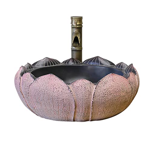GLETSF Badezimmerwaschbecken Retro Lotus Vessl Waschbecken Kreativität Badezimmer Waschbecken Aufsatzwaschbecken Badezimmer Balkon Waschbecken Kunst Waschbecken Mit Wasserhahn C GLETSF Badezimmerwaschbecken Retro Lotus Vessl Waschbecken Kreativität Badezimmer Waschbecken Aufsatzwaschbecken Badezimmer Balkon Waschbecken Kunst Waschbecken Mit Wasserhahn C von GLETSF