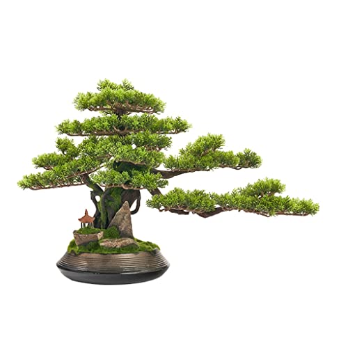 GLETSF Gefälschte Pflanzen 28'' Simulationspflanzen Im Chinesischen Stil Willkommenskiefer Mikrolandschaft Grüne Pflanze Indoor Bonsai Topf Home Office Wohnzimmer Hotel Veranda Dekor GLETSF Gefälschte Pflanzen 28'' Simulationspflanzen Im Chinesischen Stil Willkommenskiefer Mikrolandschaft Grüne Pflanze Indoor Bonsai Topf Home Office Wohnzimmer Hotel Veranda Dekor von GLETSF