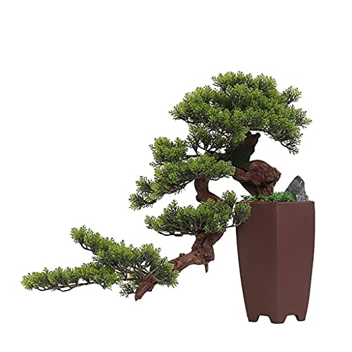 GLETSF Künstliche Bonsai-Pflanze, Simulation Ahorn-Bonsai, Künstliches Rotes Ahornblatt, Künstliche Topfpflanze, Kreativer Blumentopf, Büro- Und Schreibtisch-Ornamente von GLETSF