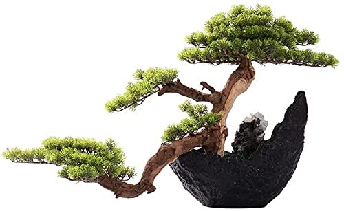 GLETSF Künstliche Pflanze Bonsai Kreative Keramik Blumentopf Simulation Holz Wurzel Carving Willkommen Kiefer Wohnzimmer Büro Desktop Dekoration GLETSF Künstliche Pflanze Bonsai Kreative Keramik Blumentopf Simulation Holz Wurzel Carving Willkommen Kiefer Wohnzimmer Büro Desktop Dekoration von GLETSF