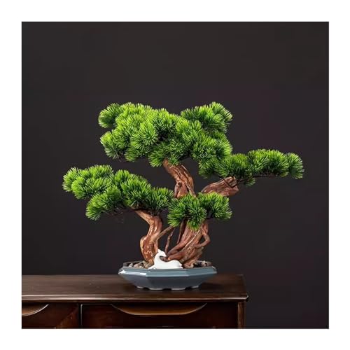 GLETSF Künstliche Pflanzen Für Den Innenbereich, Chinesische Bonsai-Simulation, Kiefernbaum-Dekoration, Pflanzendekoration, Heimarbeitszimmer, Wohnzimmer-Dekoration, Dekoration,-A GLETSF Künstliche Pflanzen Für Den Innenbereich, Chinesische Bonsai-Simulation, Kiefernbaum-Dekoration, Pflanzendekoration, Heimarbeitszimmer, Wohnzimmer-Dekoration, Dekoration,-A von GLETSF