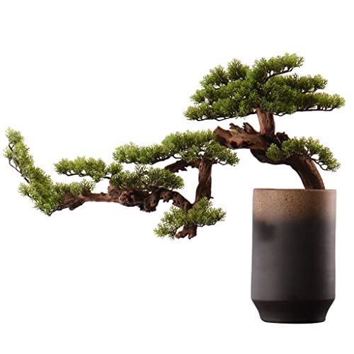 GLETSF Künstliche Pflanzen Für Den Innenbereich, Künstlicher Bonsai-Baum, Simulation, Willkommens-Kiefer, Künstliche Grünpflanzen, Topfbaum, Familie, Künstliche Innenpflanzen Fü GLETSF Künstliche Pflanzen Für Den Innenbereich, Künstlicher Bonsai-Baum, Simulation, Willkommens-Kiefer, Künstliche Grünpflanzen, Topfbaum, Familie, Künstliche Innenpflanzen Fü von GLETSF