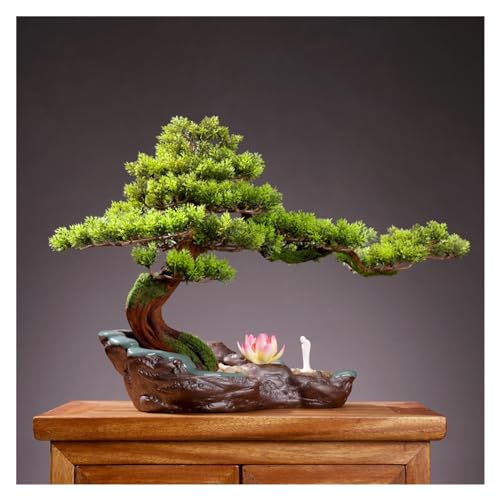 GLETSF Künstliche Pflanzen Für Zuhause, Innen-Simulation, Bonsai, Wohnzimmer, Große Simulationspflanze, Topfpflanze, Büropflanze, Desktop-Dekoration, Ornamente, Künstliche Bonsa GLETSF Künstliche Pflanzen Für Zuhause, Innen-Simulation, Bonsai, Wohnzimmer, Große Simulationspflanze, Topfpflanze, Büropflanze, Desktop-Dekoration, Ornamente, Künstliche Bonsa von GLETSF