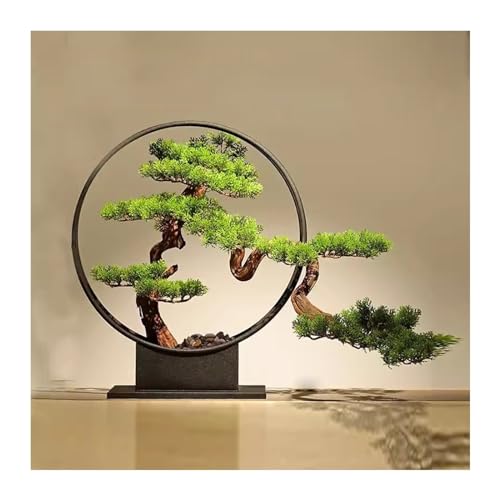 GLETSF Künstliche Pflanzen Indoor Simulation Begrüßungskiefer Künstlicher Bonsai Home Interior Kiefer Ahornblatt Baum Landschaft Pflanzendekorationen Pflanzen Dekor-B GLETSF Künstliche Pflanzen Indoor Simulation Begrüßungskiefer Künstlicher Bonsai Home Interior Kiefer Ahornblatt Baum Landschaft Pflanzendekorationen Pflanzen Dekor-B von GLETSF
