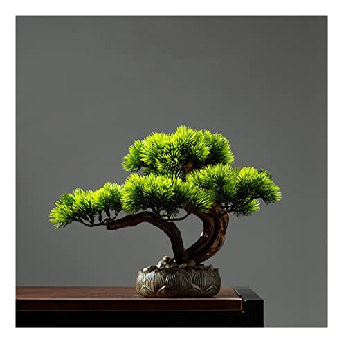 GLETSF Künstlicher Baum, Künstliche Kiefernpflanze, Künstliche Pflanze Im Topf Für Die Dekoration Von Bücherregalen Im Homeoffice, Größe 14,96 '' * 7,09 '' * 11,02 '' Bonsai Arts GLETSF Künstlicher Baum, Künstliche Kiefernpflanze, Künstliche Pflanze Im Topf Für Die Dekoration Von Bücherregalen Im Homeoffice, Größe 14,96 '' * 7,09 '' * 11,02 '' Bonsai Arts von GLETSF