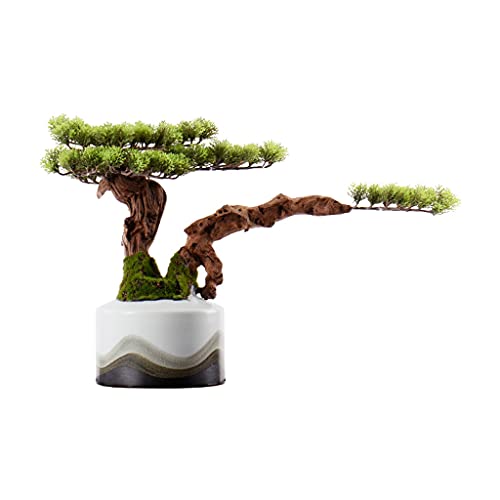 GLETSF Künstlicher Baum Künstliche Baumsimulation Willkommen Kiefer Bonsai Wohnzimmer Couchtisch Gefälschte Pflanze Heimdekoration Hotel Topfdekoration Keramiksockel Simulation Bonsa GLETSF Künstlicher Baum Künstliche Baumsimulation Willkommen Kiefer Bonsai Wohnzimmer Couchtisch Gefälschte Pflanze Heimdekoration Hotel Topfdekoration Keramiksockel Simulation Bonsa von GLETSF