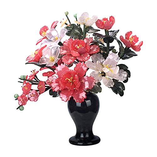 GLETSF Künstlicher Bonsai, Jade-Pfingstrosen-Blumentopf, Ornamente, Feng-Shui-Ornamente Für Die Heimdekoration, Kreative Jade-Schnitzerei, Chinesische Ornamente, Künstliche Pflanze GLETSF Künstlicher Bonsai, Jade-Pfingstrosen-Blumentopf, Ornamente, Feng-Shui-Ornamente Für Die Heimdekoration, Kreative Jade-Schnitzerei, Chinesische Ornamente, Künstliche Pflanze von GLETSF