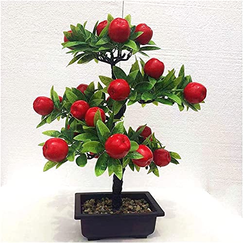 GLETSF Künstlicher Bonsai-Baum, 15 Zoll Große Kunstpflanze Im Topf, Der Schreibtisch Ist Mit Einer Künstlichen Apfelbaumpflanze Aus Kunststoff Und Einem Couchtisch Dekoriert GLETSF Künstlicher Bonsai-Baum, 15 Zoll Große Kunstpflanze Im Topf, Der Schreibtisch Ist Mit Einer Künstlichen Apfelbaumpflanze Aus Kunststoff Und Einem Couchtisch Dekoriert von GLETSF