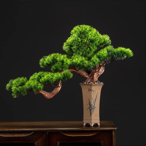 GLETSF Künstlicher Bonsai-Baum, Künstliche Pflanzen, Keramik-Topfbaum, Künstliche Kiefer, Bonsai-Baum, Dekoration Für Zuhause, Schreibtisch, Büro, Bauernhaus, Drinnen Und Drauße GLETSF Künstlicher Bonsai-Baum, Künstliche Pflanzen, Keramik-Topfbaum, Künstliche Kiefer, Bonsai-Baum, Dekoration Für Zuhause, Schreibtisch, Büro, Bauernhaus, Drinnen Und Drauße von GLETSF