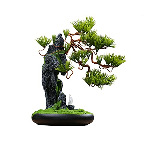 GLETSF Simulationsbaum Künstlicher Baum Bonsai Chinesische Landschaftssimulation Bonsai Weißes Keramikporträt Imitation Klippe Und Zweige Gefälschte Grüne Pflanzen Im Wohnzimmer Küns GLETSF Simulationsbaum Künstlicher Baum Bonsai Chinesische Landschaftssimulation Bonsai Weißes Keramikporträt Imitation Klippe Und Zweige Gefälschte Grüne Pflanzen Im Wohnzimmer Küns von GLETSF