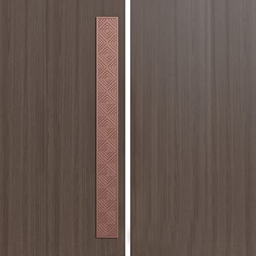 GLETSF Türgriff, Doppelseitiger Türgriff, Retro-Push-Pull-Türgriffe Aus Aluminium Für Holz- Und Glastore, Robustes Doppelseitiges Hardware-Set-Red-Length 40Cm/15.7Inch von GLETSF