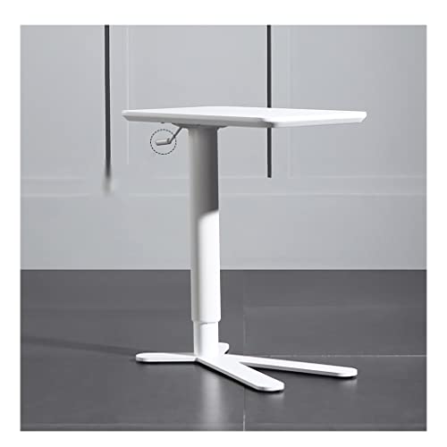 GLETSF Verstellbarer, beweglicher Überbetttisch, einfach Verstellbarer, anhebbarer Büro-Laptop-Arbeitssofa-Nachttisch, für Computer-Wohnzimmer-Schlafzimmercouch (weiß 11,8 x 23,6 Zoll) von GLETSF