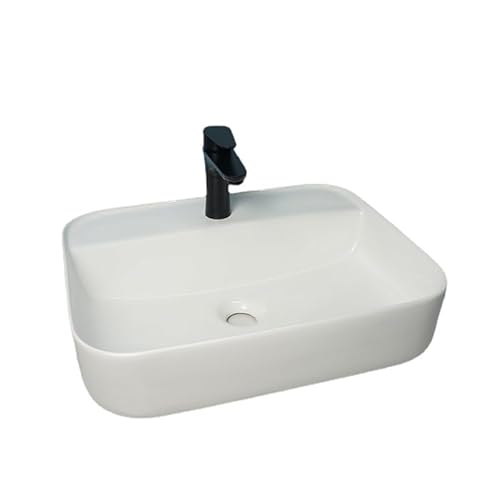 GLETSF Waschbecken Fürs Badezimmer, Aufsatzwaschbecken, Modernes, Schlichtes, Abgerundetes Eckwaschbecken Mit Wasserhahnloch, Keramikwaschbecken, Heimbalkon, Badezimmer Über Dem GLETSF Waschbecken Fürs Badezimmer, Aufsatzwaschbecken, Modernes, Schlichtes, Abgerundetes Eckwaschbecken Mit Wasserhahnloch, Keramikwaschbecken, Heimbalkon, Badezimmer Über Dem von GLETSF