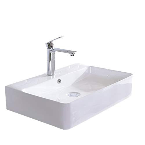 GLETSF Waschtische & Waschtische Badezimmerwaschbecken Keramikwaschbecken Einfaches Weißes Haushaltswaschbecken Restaurantwaschtisch Toilettenmöbel Leicht Zu Reinigendes Geschen GLETSF Waschtische & Waschtische Badezimmerwaschbecken Keramikwaschbecken Einfaches Weißes Haushaltswaschbecken Restaurantwaschtisch Toilettenmöbel Leicht Zu Reinigendes Geschen von GLETSF