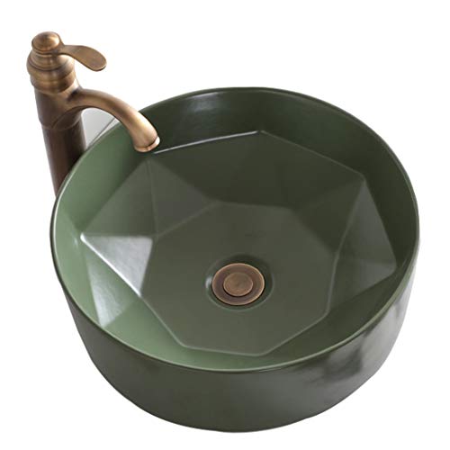 GLETSF Waschtische & Waschtische Badezimmerwaschbecken Vintage Art Waschbecken Keramikwaschbecken Home Restaurant Toilettenartikel Mattschwarze Möbel Leicht Zu Reinigen Geschenk GLETSF Waschtische & Waschtische Badezimmerwaschbecken Vintage Art Waschbecken Keramikwaschbecken Home Restaurant Toilettenartikel Mattschwarze Möbel Leicht Zu Reinigen Geschenk von GLETSF